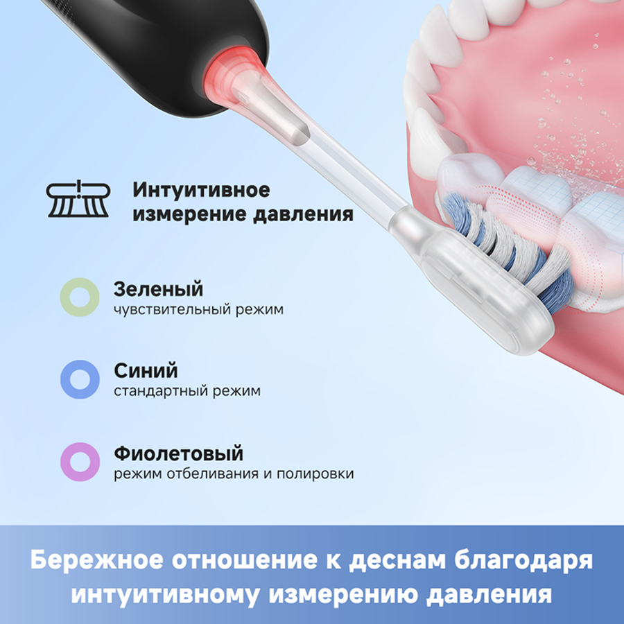 Электрическая зубная щётка Trouver Fresh Black