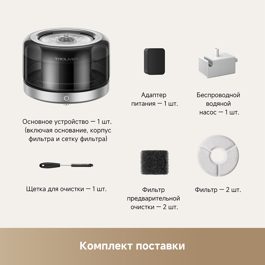 Поилка для животных Trouver WF20 Pro