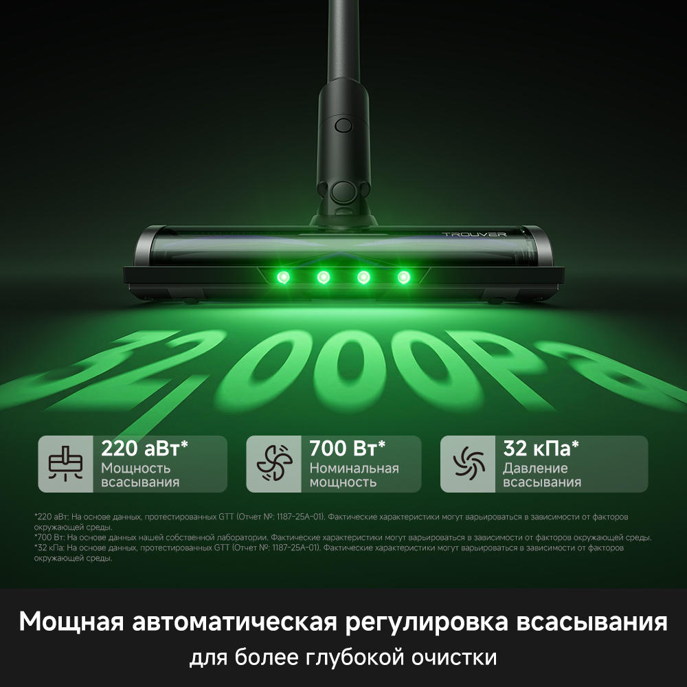 Беспроводной пылесос Trouver S7 Ultra Aqua