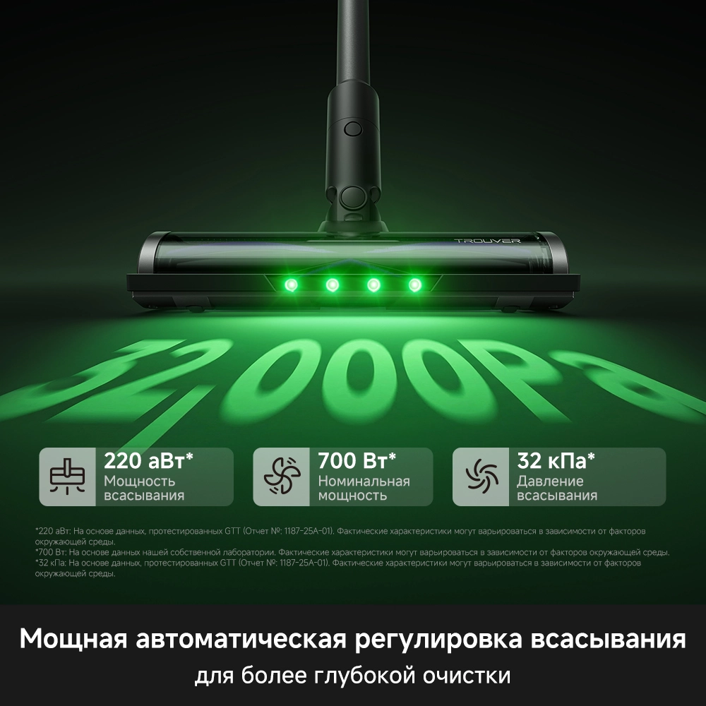 Беспроводной пылесос Trouver S7 Ultra Aqua